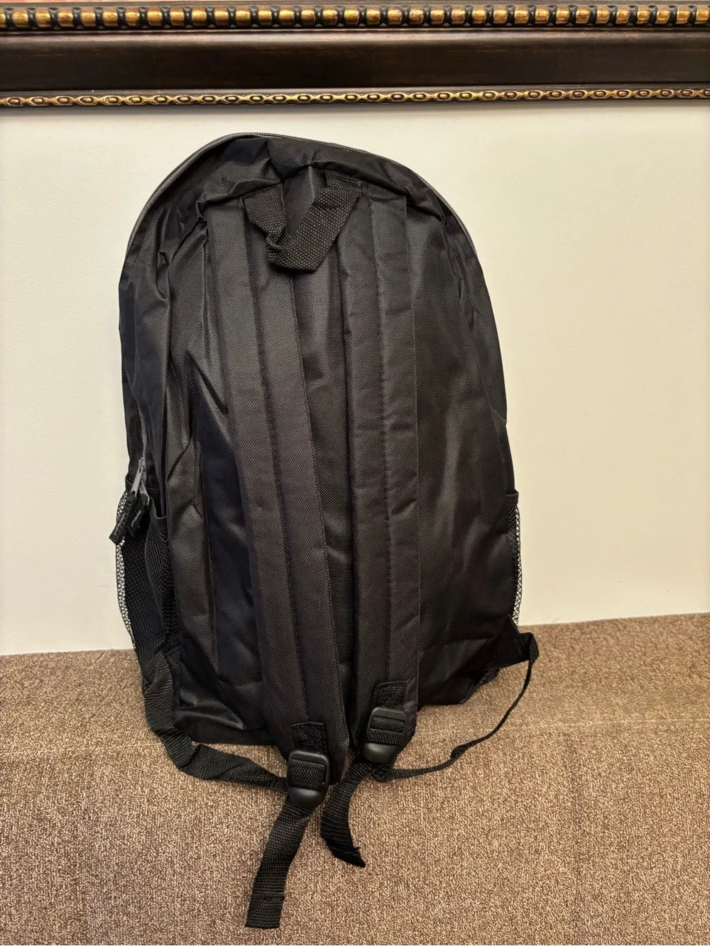 Black Backpack unisex high trail